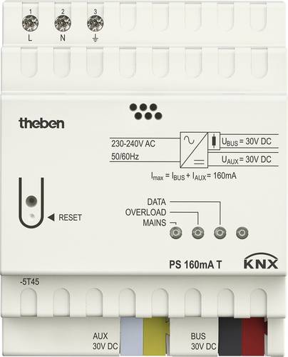 Theben 9070956 Spannungsversorgung PS 160mA T KNX von Theben