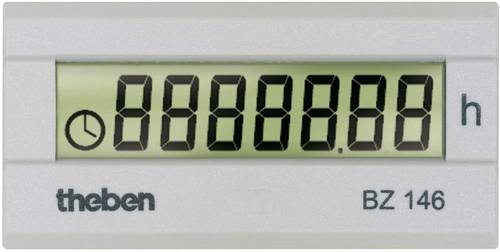 Theben BZ 146 110-240V Betriebsstundenzähler digital von Theben