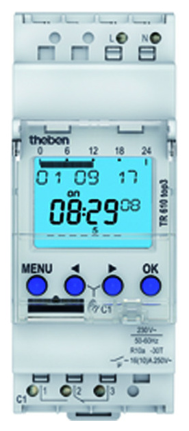 Theben TR 610 top3 Digitale Zeitschaltuhr von Theben