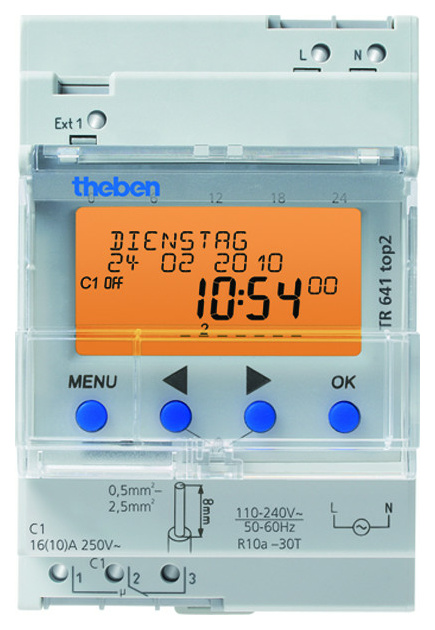 Theben TR 642 top2 Digitale Zeitschaltuhr von Theben