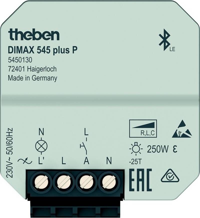 Theben UP-Universaldimmer DIMAX 545 plus P 5450130 von Theben