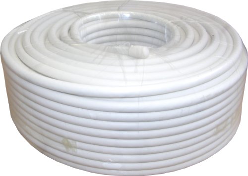 SAC Electronics 50 RG6 Antennenkabel/Koaxial Kabel – Weiß von Thecoopidea