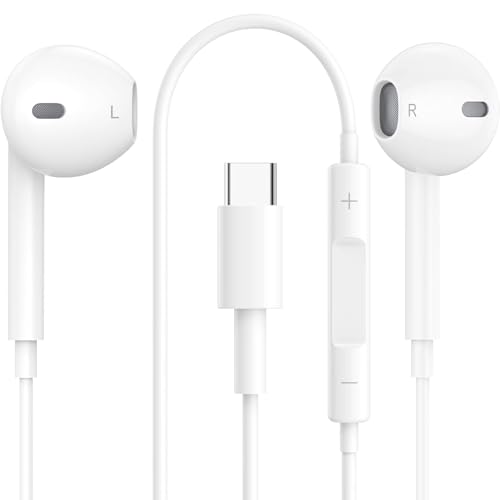 Thecoopidea USB C Kopfhörer,Kopfhörer mit Kabel HiFi Stereo Ohrhörer mit Mikrofon und Lautstärkeregler, USB Typ C Ohrhörer mit Kabel für iPhone 16/15/Samsung Galaxy S24/iPad Pro/Google Pixel/Xiao-mi Thecoopidea USB C Kopfhörer,Kopfhörer mit Kabel HiFi Stereo Ohrhörer mit Mikrofon und Lautstärkeregler, USB Typ C Ohrhörer mit Kabel für iPhone 16/15/Samsung Galaxy S24/iPad Pro/Google Pixel/Xiao-mi von Thecoopidea