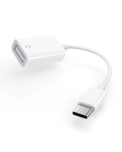 USB C auf USB 3.1 Adapter,Typ C Stecker auf USB Buchse OTG Kabel 5Gbps Übertragung für iPhone 15 Series/Samsung Galaxy S23/S23 Ultra,iPad Air/Pro 2022,MacBook etc,Kompatibel mit USB C Port Geräten von Thecoopidea