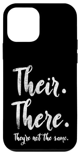 Dort sind sie nicht derselbe Grammatiklehrer Hülle für iPhone 12 mini von Their There They're Not The Same Teacher Gifts
