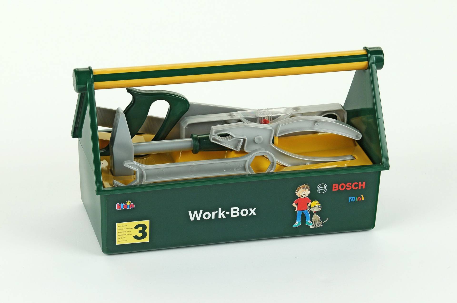 Bosch Kinderwerkzeugkasten mit Bosch Werkeugen von Theo Klein