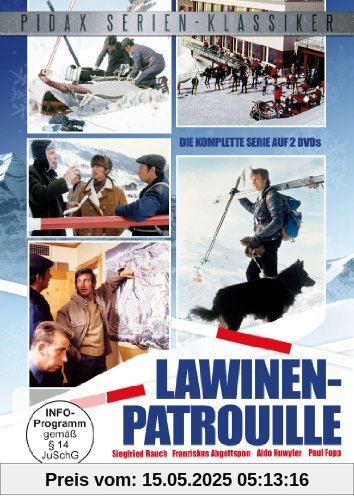 Lawinenpatrouille - Die komplette Serie (Pidax Serien-Klassiker) [2 DVDs] von Theo Mezger