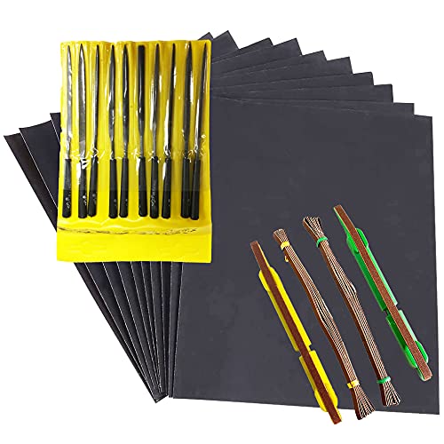 Theo Wanne Refacing Files and Sanding Tools - Mouthpiece Refacing Bundle with Sanding Sticks, Sanding Belts, Needle Files, and Sandpaper - Achieve Optimal Sound Quality for Saxophon or Mouthpiece von Theo Wanne