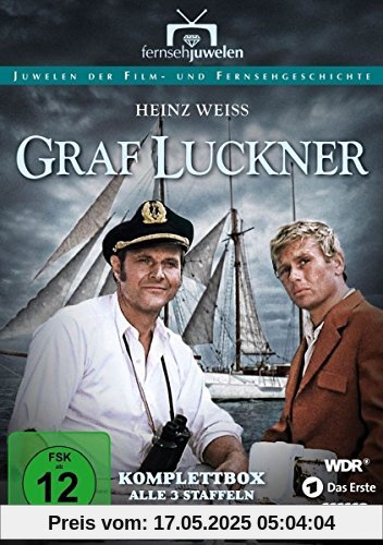 Graf Luckner - Staffeln 1-3 Komplettbox (Fernsehjuwelen) (6 DVDs) von Theodor Grädler;Yannick Andrei;Jean Couturier;Jean-Pierre Decourt;Francois Villiers