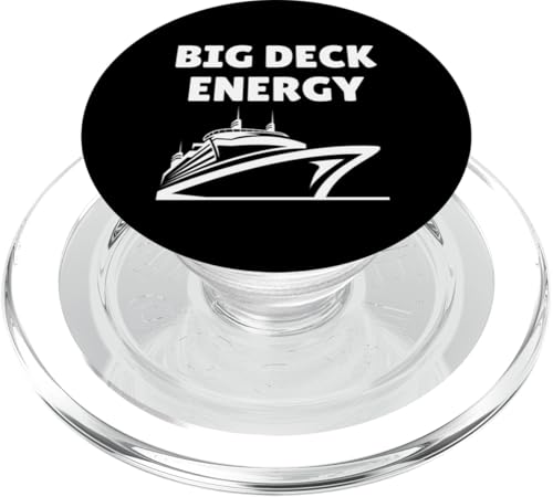 Big Deck Energy Lustiges Kreuzfahrtschiff-Urlaubsdesign PopSockets PopGrip für MagSafe Big Deck Energy Lustiges Kreuzfahrtschiff-Urlaubsdesign PopSockets PopGrip für MagSafe von Therapy Designs