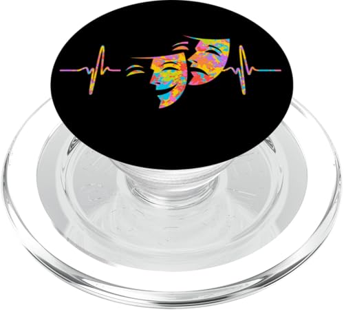 Drama und Schauspielerei: Herzschlag PopSockets PopGrip für MagSafe von Therapy Designs