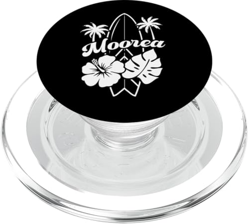 Französisch-Polynesien Moorea Bora Bora Tahiti Hibiscus Surf Tee PopSockets PopGrip für MagSafe Französisch-Polynesien Moorea Bora Bora Tahiti Hibiscus Surf Tee PopSockets PopGrip für MagSafe von Therapy Designs