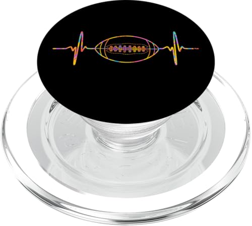 Fußball Herzschlag PopSockets PopGrip für MagSafe von Therapy Designs