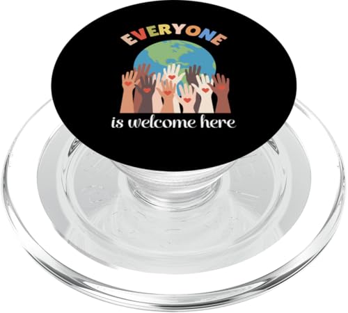 Jeder ist hier willkommen PopSockets PopGrip für MagSafe Jeder ist hier willkommen PopSockets PopGrip für MagSafe von Therapy Designs