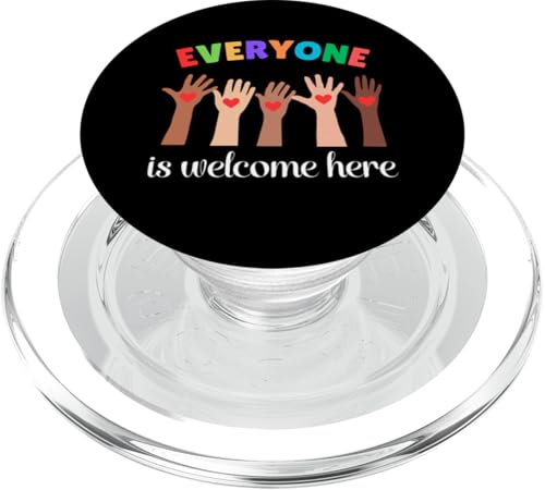 Jeder ist hier willkommen PopSockets PopGrip für MagSafe von Therapy Designs