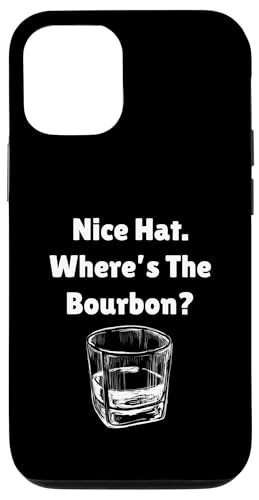 Lustiges Derby-Design mit Aufschrift "Where's The Bourbon" Hülle für iPhone 12/12 Pro von Therapy Designs