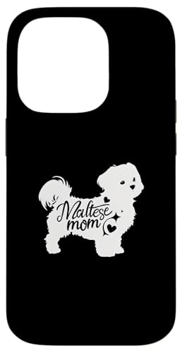Maltese Mom Damen Hundeliebhaber Design Hülle für iPhone 14 Pro von Therapy Designs