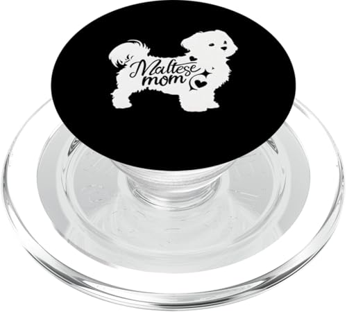 Maltese Mom Damen Hundeliebhaber Design PopSockets PopGrip für MagSafe Maltese Mom Damen Hundeliebhaber Design PopSockets PopGrip für MagSafe von Therapy Designs