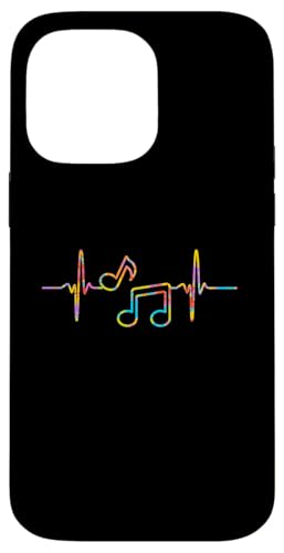 Musiknoten Herzschlag Hülle für iPhone 14 Pro Max von Therapy Designs