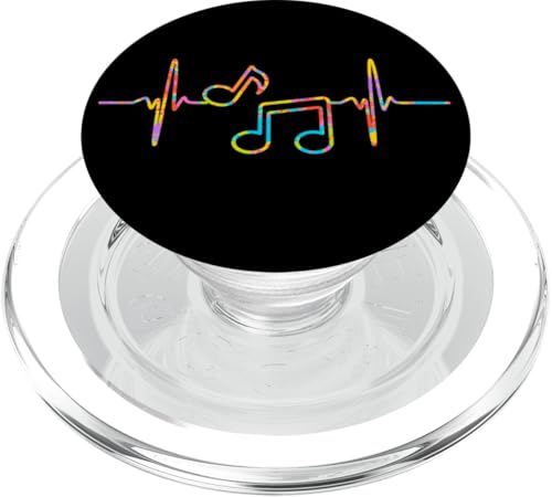 Musiknoten Herzschlag PopSockets PopGrip für MagSafe von Therapy Designs