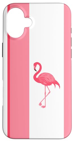 Rosa und Weiß Flamingo Tropisches Strandhaus Home Decor Hülle für iPhone 16 Plus von Therapy Designs