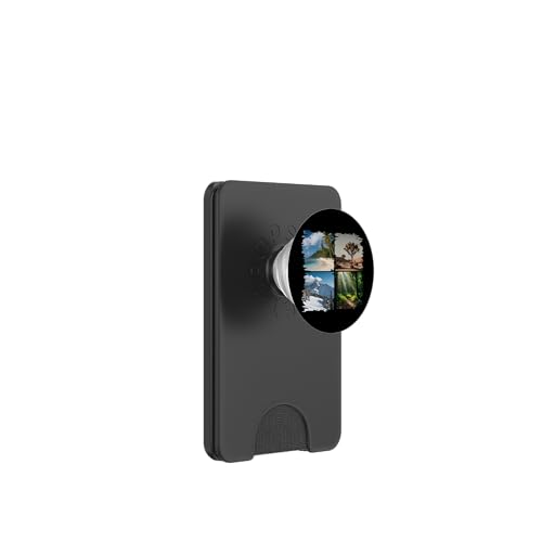 Strand, Berge, Wüsten- und Waldlandschaften, Design PopSockets PopWallet für MagSafe von Therapy Designs