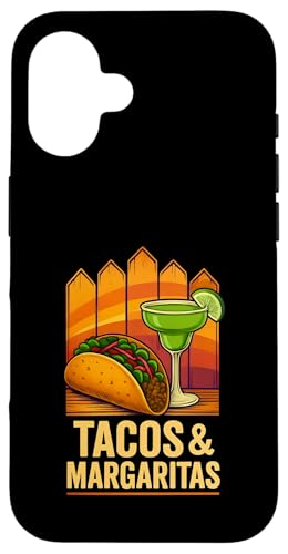 Tacos und Margaritas Mexikanisches und hispanisches Lebensmittelliebhaber-Design Hülle für iPhone 16 von Therapy Designs