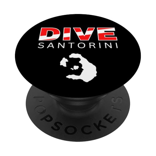 Tauchen auf Santorin Tauchausflug Diver Tee PopSockets Klebender PopGrip Tauchen auf Santorin Tauchausflug Diver Tee PopSockets Klebender PopGrip von Therapy Designs