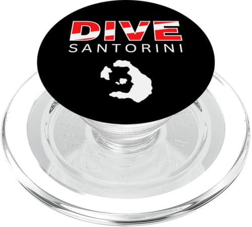 Tauchen auf Santorin Tauchausflug Diver Tee PopSockets PopGrip für MagSafe Tauchen auf Santorin Tauchausflug Diver Tee PopSockets PopGrip für MagSafe von Therapy Designs