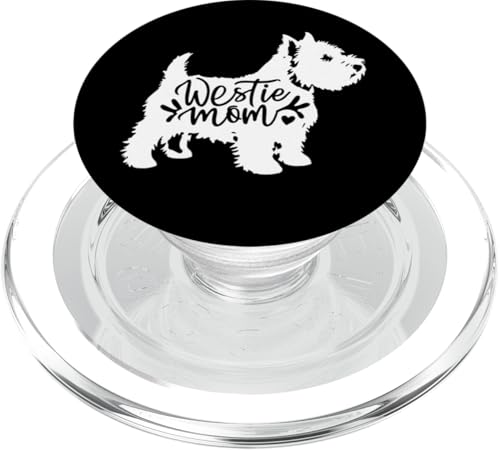 Westie Mom Damen West Highland White Terrier Lover Design PopSockets PopGrip für MagSafe Westie Mom Damen West Highland White Terrier Lover Design PopSockets PopGrip für MagSafe von Therapy Designs