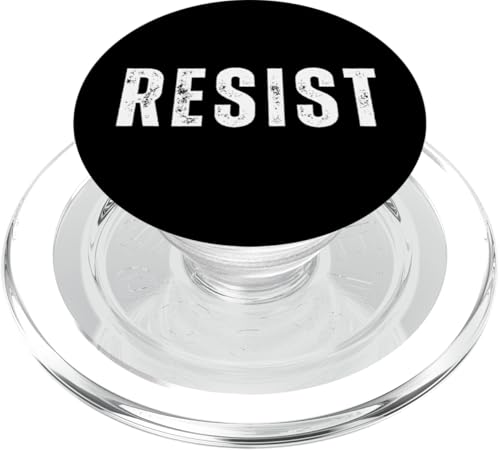 Widerstehen Sie politischem Statement, feministisches Design PopSockets PopGrip für MagSafe von Therapy Designs