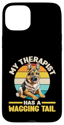 Deutscher Schäferhund Therapie Diensthund Hülle für iPhone 15 Plus Deutscher Schäferhund Therapie Diensthund Hülle für iPhone 15 Plus von Therapy Service Dog Owner