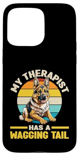 Deutscher Schäferhund Therapie Diensthund Hülle für iPhone 15 Pro Max Deutscher Schäferhund Therapie Diensthund Hülle für iPhone 15 Pro Max von Therapy Service Dog Owner