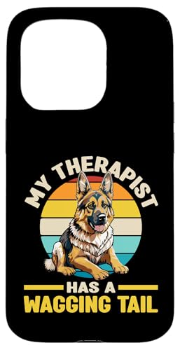 Deutscher Schäferhund Therapie Diensthund Hülle für iPhone 15 Pro Deutscher Schäferhund Therapie Diensthund Hülle für iPhone 15 Pro von Therapy Service Dog Owner