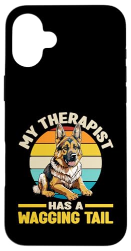 Deutscher Schäferhund Therapie Diensthund Hülle für iPhone 16 Plus Deutscher Schäferhund Therapie Diensthund Hülle für iPhone 16 Plus von Therapy Service Dog Owner