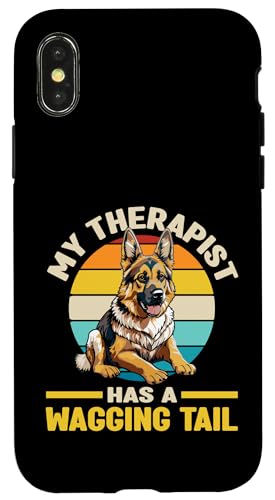 Deutscher Schäferhund Therapie Diensthund Hülle für iPhone X/XS Deutscher Schäferhund Therapie Diensthund Hülle für iPhone X/XS von Therapy Service Dog Owner