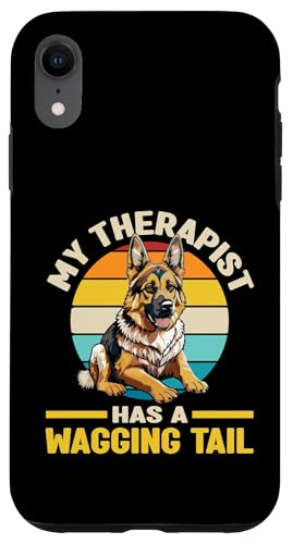 Deutscher Schäferhund Therapie Diensthund Hülle für iPhone XR Deutscher Schäferhund Therapie Diensthund Hülle für iPhone XR von Therapy Service Dog Owner