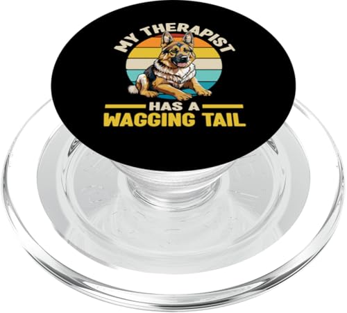 Deutscher Schäferhund Therapie Diensthund PopSockets PopGrip für MagSafe Deutscher Schäferhund Therapie Diensthund PopSockets PopGrip für MagSafe von Therapy Service Dog Owner