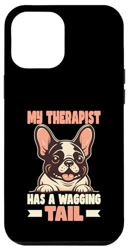 Französische Bulldogge Therapiediensthund Hülle für iPhone 12 Pro Max Französische Bulldogge Therapiediensthund Hülle für iPhone 12 Pro Max von Therapy Service Dog Owner