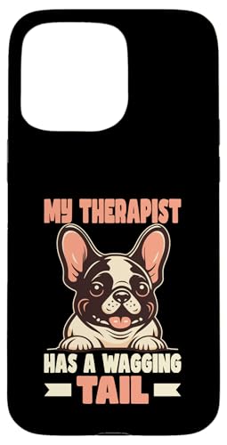 Französische Bulldogge Therapiediensthund Hülle für iPhone 15 Pro Max Französische Bulldogge Therapiediensthund Hülle für iPhone 15 Pro Max von Therapy Service Dog Owner