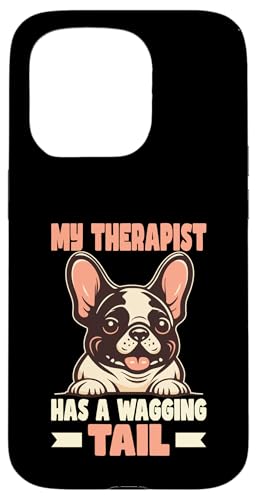 Französische Bulldogge Therapiediensthund Hülle für iPhone 15 Pro Französische Bulldogge Therapiediensthund Hülle für iPhone 15 Pro von Therapy Service Dog Owner