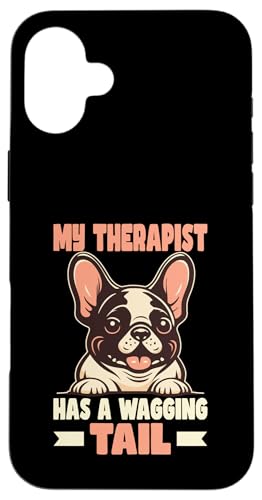 Französische Bulldogge Therapiediensthund Hülle für iPhone 16 Plus Französische Bulldogge Therapiediensthund Hülle für iPhone 16 Plus von Therapy Service Dog Owner