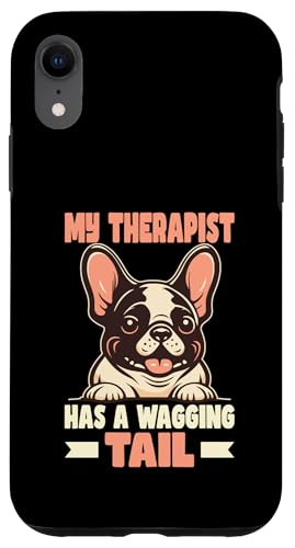 Französische Bulldogge Therapiediensthund Hülle für iPhone XR von Therapy Service Dog Owner