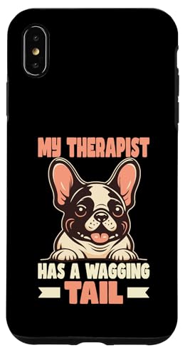 Französische Bulldogge Therapiediensthund Hülle für iPhone XS Max Französische Bulldogge Therapiediensthund Hülle für iPhone XS Max von Therapy Service Dog Owner