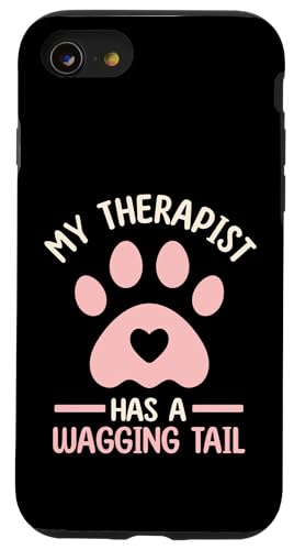Lustiger Therapiedienst Hund Hülle für iPhone SE (2020) / 7 / 8 von Therapy Service Dog Owner