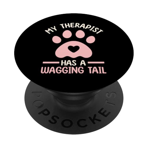 Lustiger Therapiedienst Hund PopSockets Klebender PopGrip Lustiger Therapiedienst Hund PopSockets Klebender PopGrip von Therapy Service Dog Owner