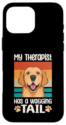 Niedlicher Retriever Therapiedienst Hund Hülle für iPhone 16 Pro Max Niedlicher Retriever Therapiedienst Hund Hülle für iPhone 16 Pro Max von Therapy Service Dog Owner