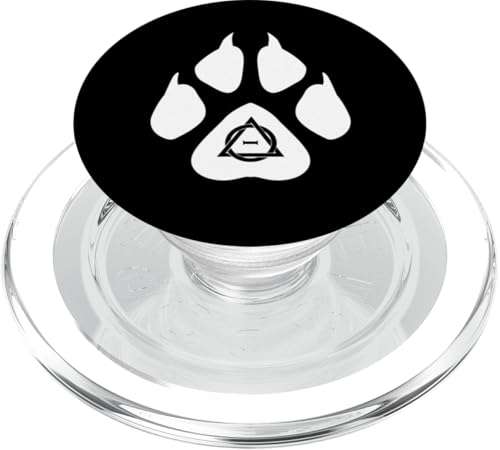 Therian-Fuchspfoten-Symbol, Zeichen, Quadrobik, Otherkin PopSockets PopGrip für MagSafe von Therian paws quadrobics