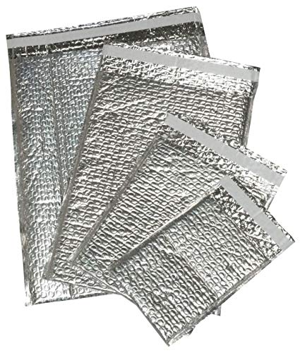 ThermaPack Ultra Single Briefumschläge, 280 x 330 mm, reflektierende Aluminiumfolie, entspricht 25 mm Polystyrol von ThermaPack Insulated Envelopes