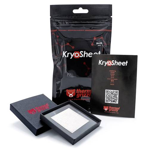 Thermal Grizzly KryoSheet Wärmeleitpad 0.2mm (L x B) 38mm x 38mm von Thermal Grizzly